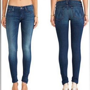 Mother The Looker Smoke and Mirrors Skinny Jeans Size 24